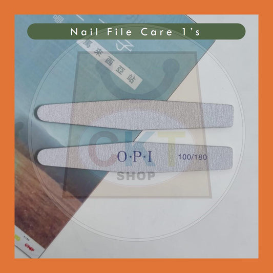 Nail File OPI 2 Sided 100/180 Grit Opi Grey File  Professional Nail Care Manicure Pedicure Tool