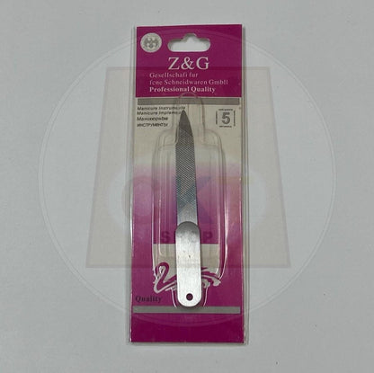 Stainless Steel Asah Kuku Nail File Manicure Nail Care Pengilat Kuku Nail Polish Tool  Double Sided Pointed Nail