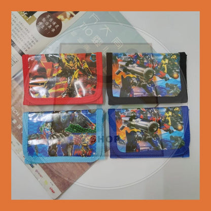 Kids Cute Cartoons Short Purse Wallet Children Boys Girls Coin Bag Beg Dompet Kartun Comel Kanak-Kanak