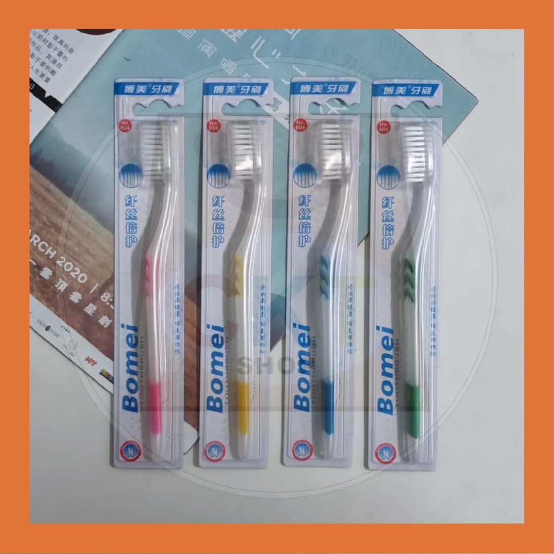 Bomei Adult Flexible Toothbrush Ultra Fine Bristles Dental Toothbrush Berus Gigi Tooth Brush  [READY STOCK]