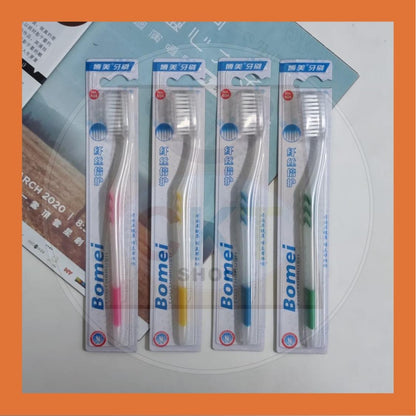 Bomei Adult Flexible Toothbrush Ultra Fine Bristles Dental Toothbrush Berus Gigi Tooth Brush  [READY STOCK]