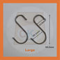 Powerful "S" Shape Stainless Steel Metal Hook Multipurpose Hanger Household Hanging Premium Quality Utensils