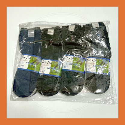 BULK PURCHASE - Male Socks 12 Pairs │ Stokin Laki 12 Pasang