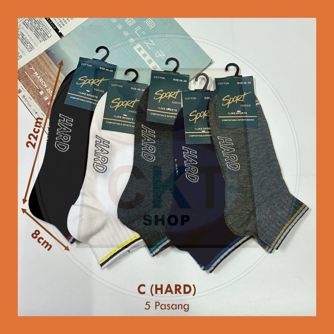 3 Pasang Stoking Kerja Lelaki Stokin Panjang Hitam Men Socks Office Long Black Sock