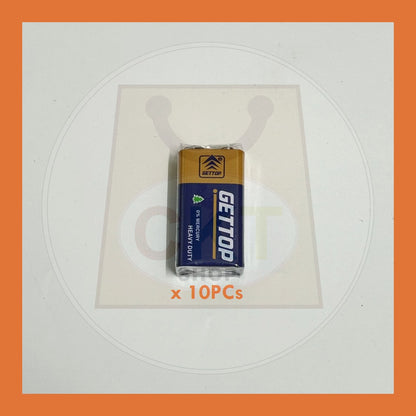 BULK PURCHASE - Battery 9V 6F22 10's │ Bateri Segi Empat 9V 6F22 10's
