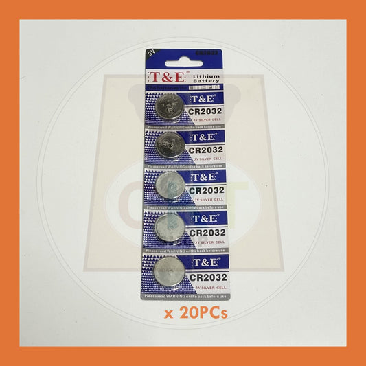 BULK PURCHASE - Button Battery CR2032 20's │Bateri Butang CR2032 20's