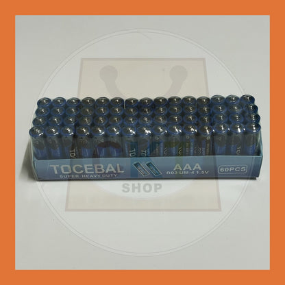 BULK PURCHASE - TOCEBAL Battery AAA 15's │Bateri AAA TOCEBAL 15's