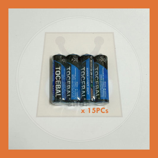 BULK PURCHASE - TOCEBAL Battery AA 15's │Bateri AA TOCEBAL 15's