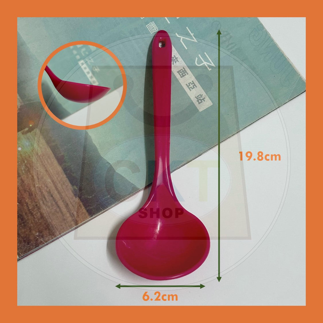 Doorgift Pengantin Doorgift Kahwin Doorgift Kenduri Kitchen Dapur 1s set Plastic Soup Ladle Soup Spoon Long Handle Porridge Spoon Ladle Tableware
