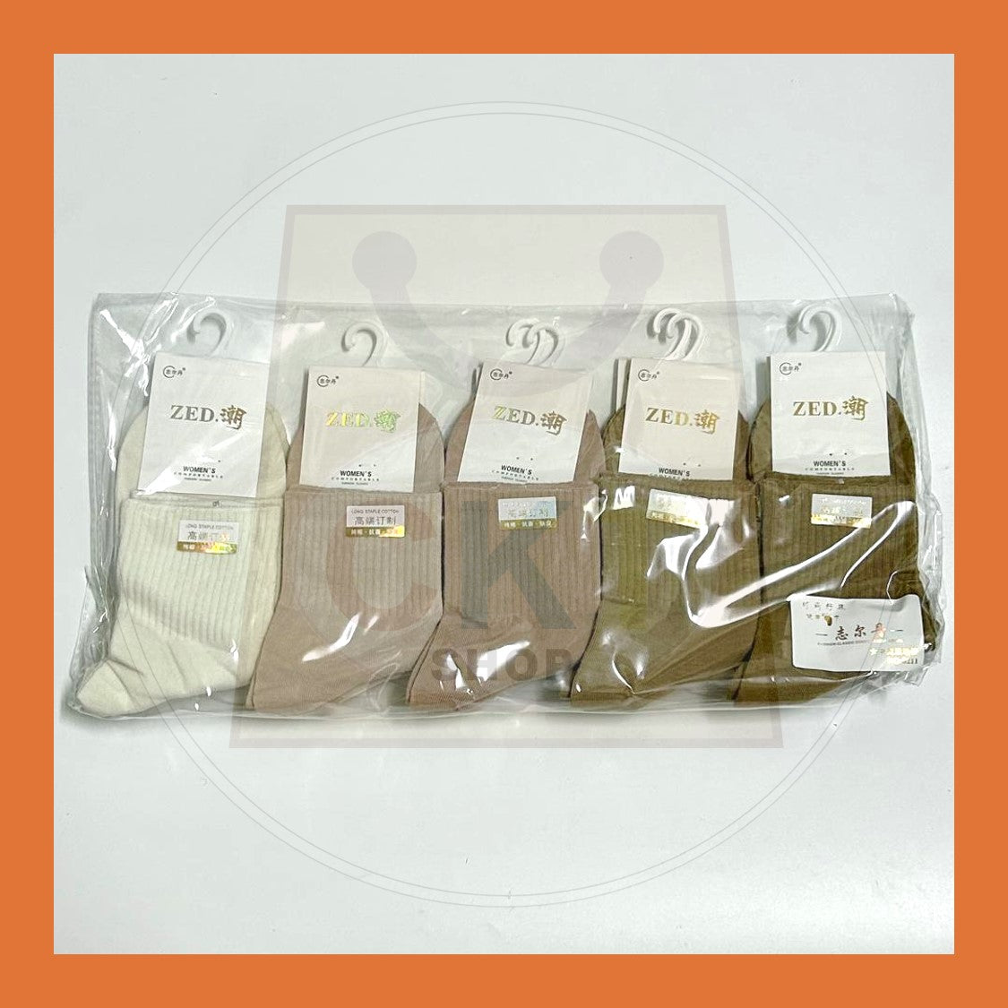 BULK PURCHASE - Female Fashion Socks 10's │ Stokin Fashion Perempuan 10's