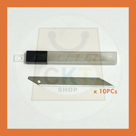 BULK PURCHASE - 9mm 30 Cutter Blade Refill 10/Tube 10's │ 9mm 30 Refil Mata Pisau Tolak 10/Tube 10's