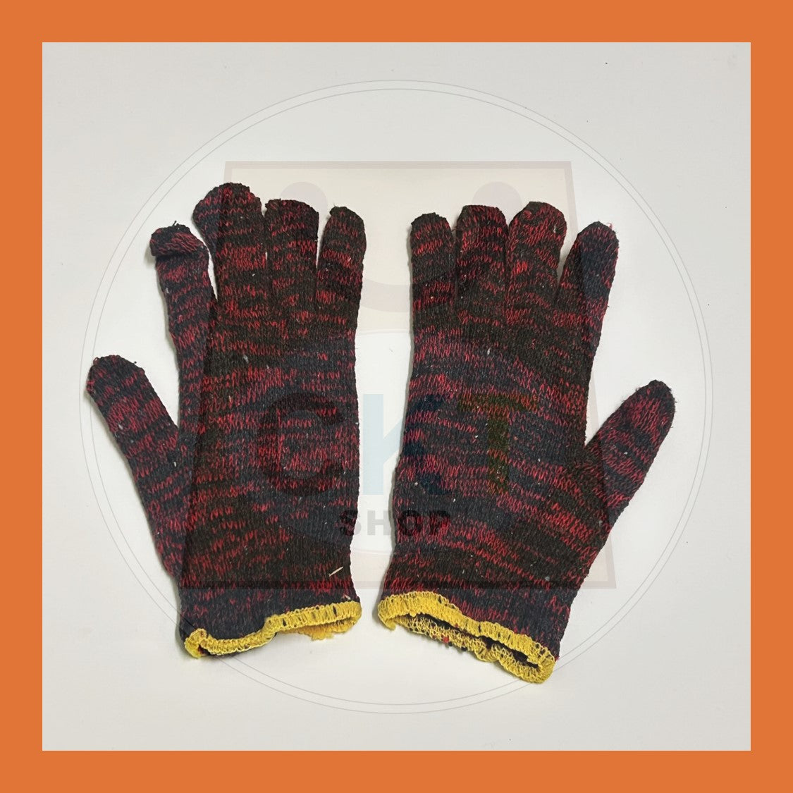 BULK PURCHASE - Red Fabrics Gloves 12's │ Sarung Tangan Merah 12's