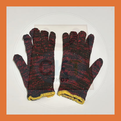 BULK PURCHASE - Red Fabrics Gloves 12's │ Sarung Tangan Merah 12's