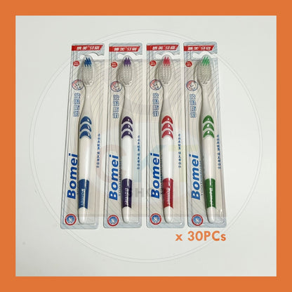 BULK PURCHASE - Toothbrush Medium Brush 30's │ Berus Gigi Berus Sederhana 30's