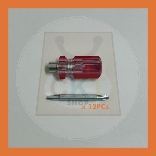 BULK PURCHASE - Scewdriver Crystal 1inch 12's │ Pemutar Skru Krystal 1inch 12's