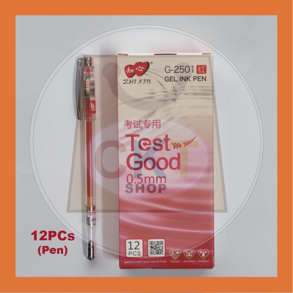 ZhiXin Test Good Gel Pen G-2501 0.5mm & Gel Ink Pen Refill