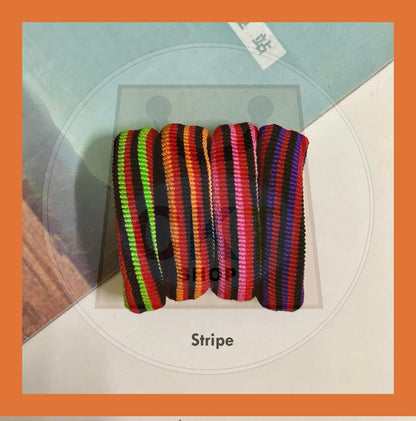 Simple Colorful Black Hair Band Hairties Rubber Band Getah Rambut 4's Ikat Rambut Rubber Band Geath Ikat Rambut Kukuh