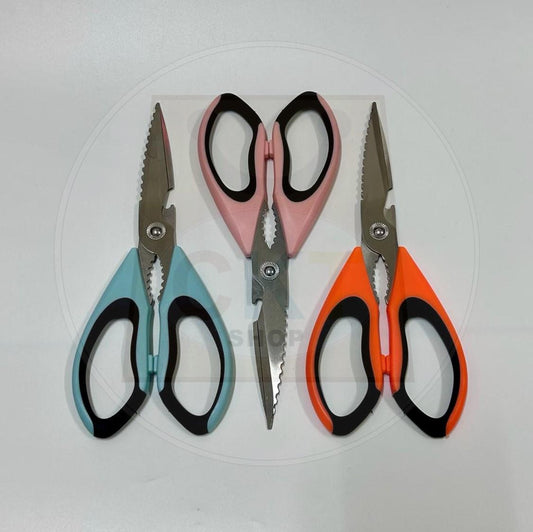 Stainless Steel Scissors Multi Function Kitchen Bone Scissors Gunting Dapur Ikan [READY STOCK]