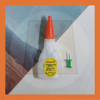 Super glue 502 Gam Glue Fast Dry 3 Second Gum Cair Waterly Type Glue (Not Gel Type)