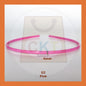 Hairband Plastic Black Headband Cekak Rambut Hitam Hair Band Female Male Unisex Black Hitam Premium Plastic Casual Daily Retro