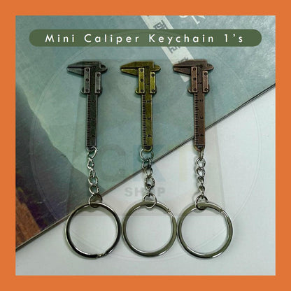 Portable Mini Vernier Caliper Keychain Style Simulation Model Ruler Vernier Caliper