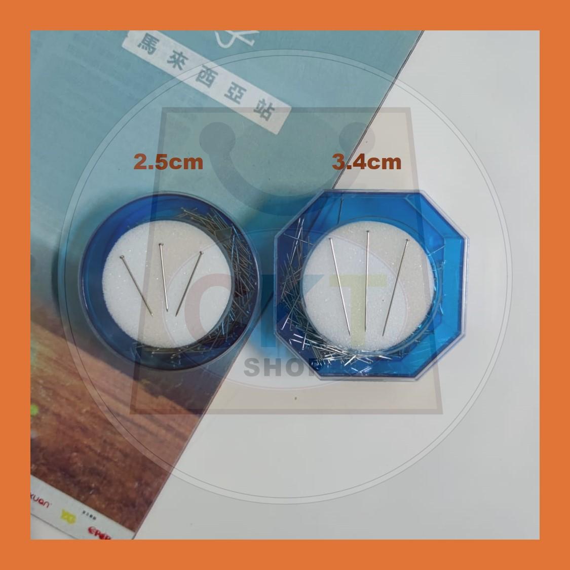 Jarum Peniti Hard Steel Pin Cushion Pack Tukang Jahit 15g Sponge Needles Pin untuk Tudung Hijab Shawl