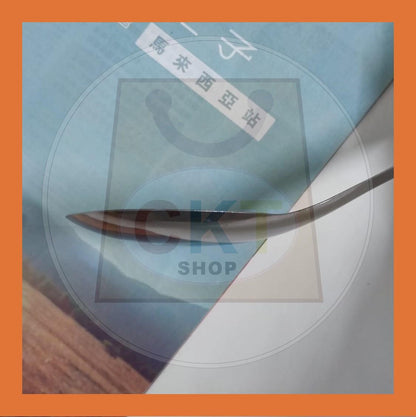 Goodies Kenduri Hadiah Stainless Steel S/S Plastic Rice Spoon Senduk Nasi Plastik Steel Rice Ladle Steel Rice Spoon Eco