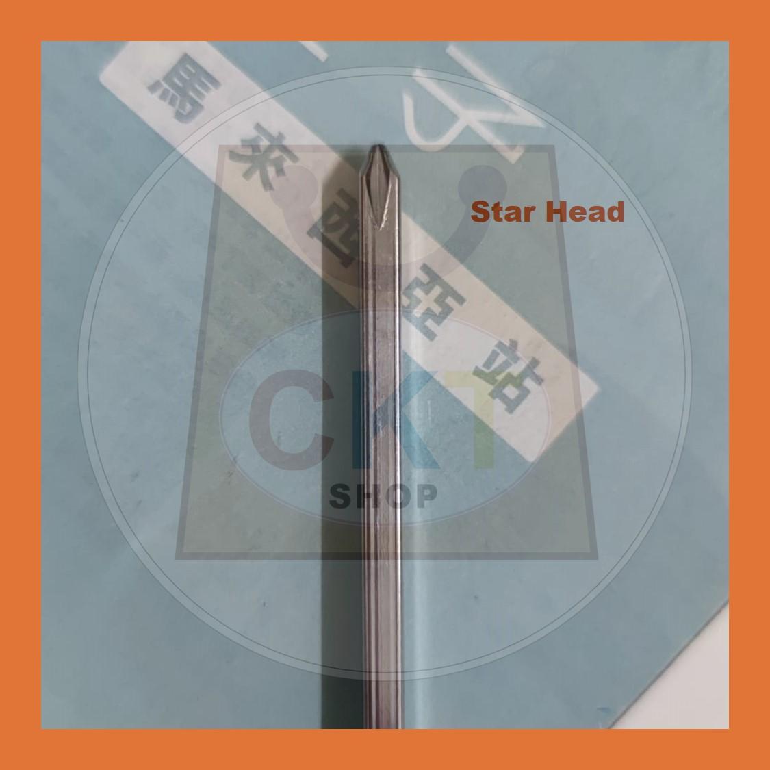 Heavy Duty Screwdriver Magnetic Knocking Impact Repair Tools Star Tip Hand Tool Torx Acrylic Handle Multifunctional