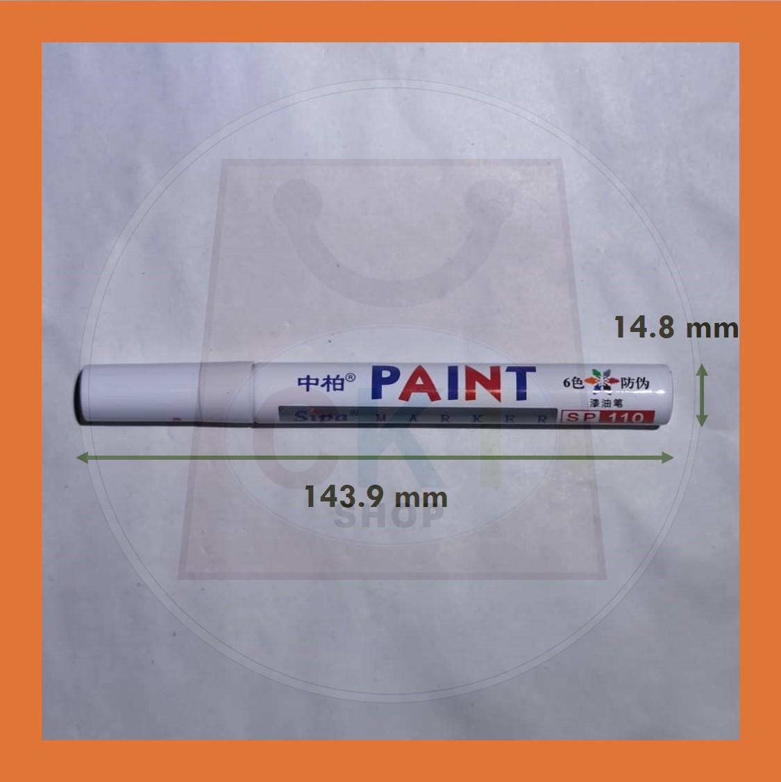 Paint Marker Colourful Drawing Marker Pen Acrylic Permanent Oil Base Waterproof Quick Dry Artwork Marker Tyres Tayar Wor