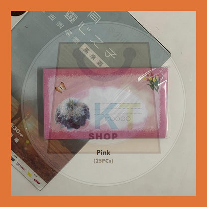 Rose Queen Envelope 3.5" x 6.5" (25Pieces/Packet) | Flower Envelope | Weeding Envelope | Sampul Surat Bunga Office Stationery