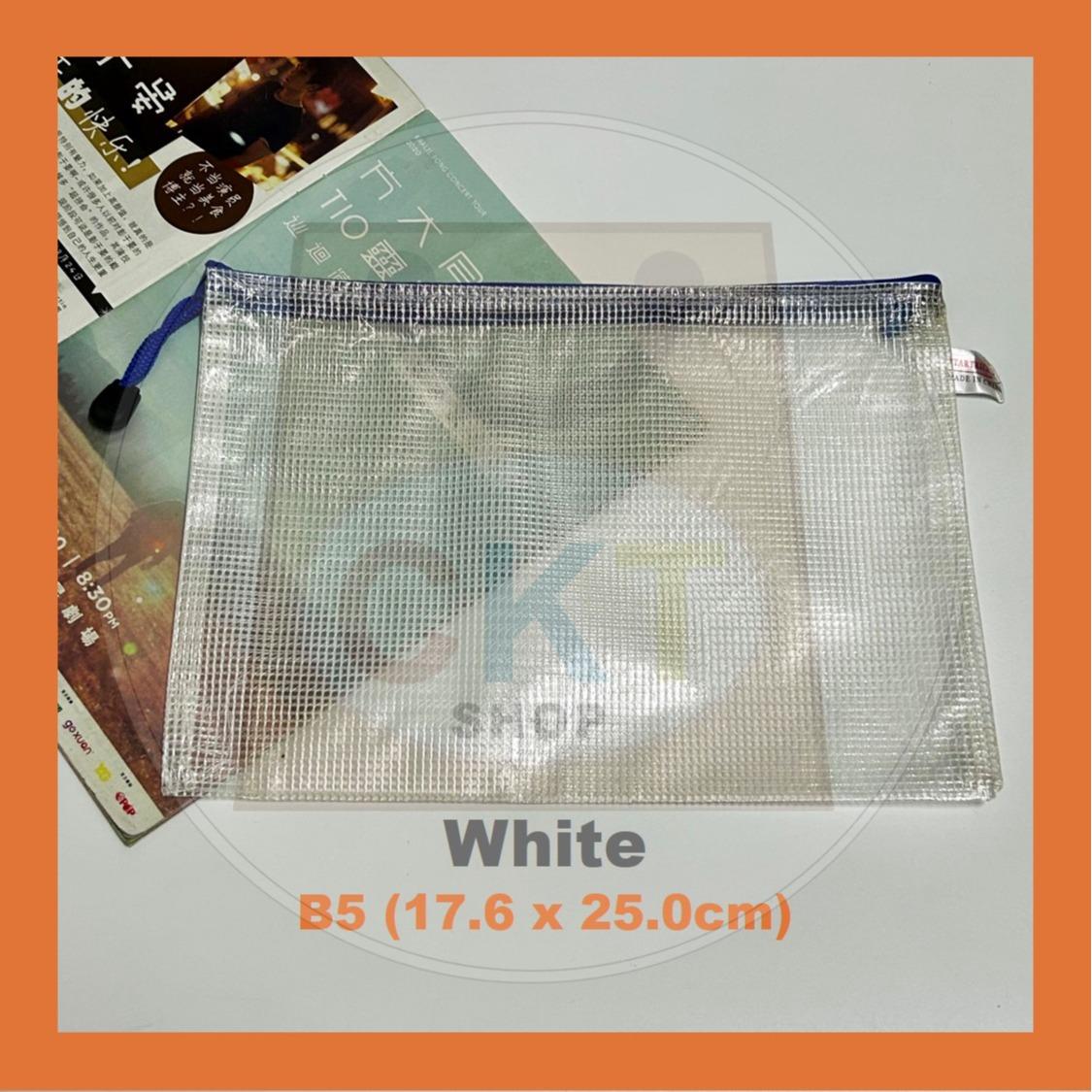 Fail Zip Berwarna A6 B5 Fail Berzip Zipper File Pouch Stationery Office School Pelajar Pejabat Murah Berguna