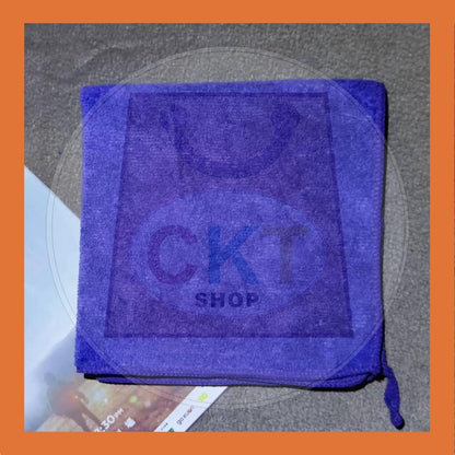 [READY STOCK] 40x40cm Car Cleaning Towel Plush Microfiber Wash Auto Care Wax Polishing Cloth Car Home Living Clean Wash