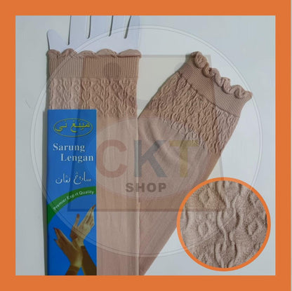 Aurat Sarung Lengan Muslimah Berrenda Premier Export Quality Hand Socks Mulimah Aurat Harga Borong Inner