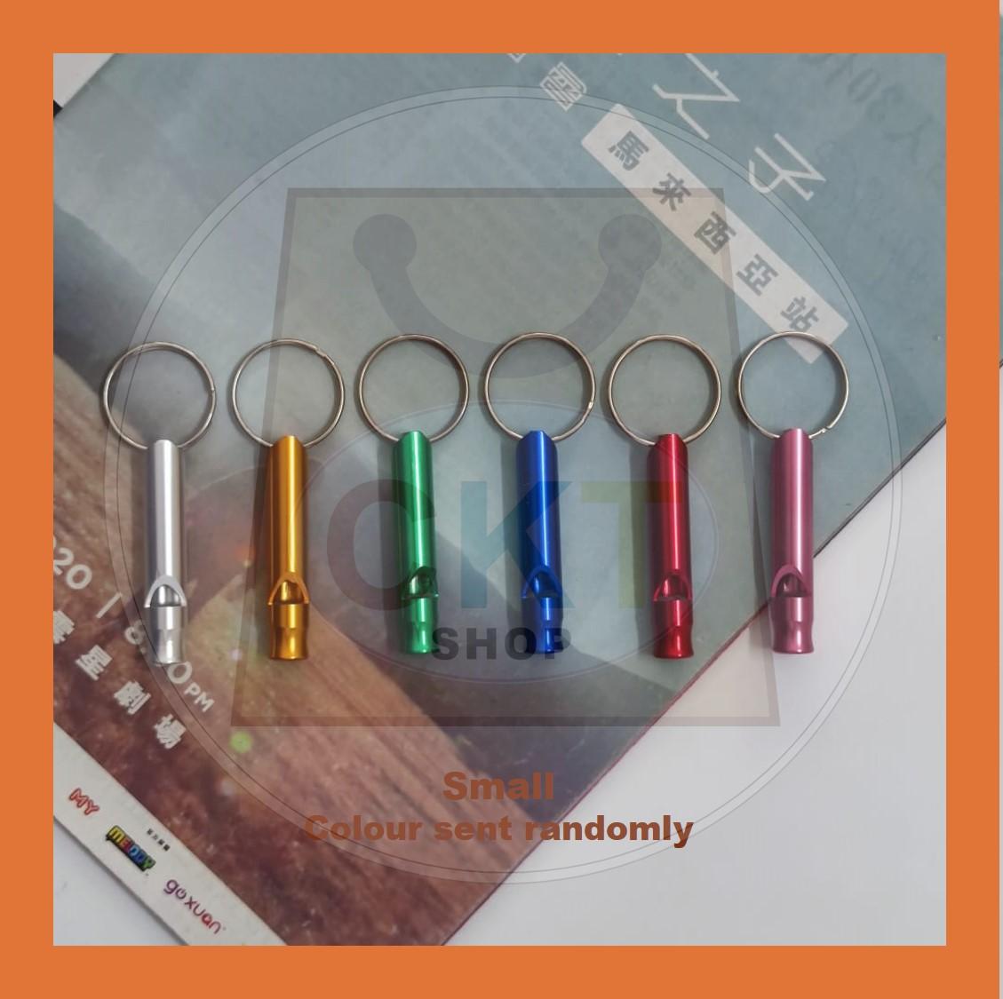 Survival Whistle Aluminum Outdoor Emergency Whistle Bird Whistle Wisel Burung Whistle Camping Mini Keychain Hiking