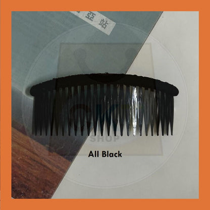 Invisible Headband Comb Black Head Pin Crown Baby Hair Non-Slip Bridal Penganting Rambut Sikat