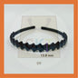 Hairband Plastic Black Headband Cekak Rambut Hitam Hair Band Female Male Unisex Black Hitam Premium Plastic Casual Daily Retro