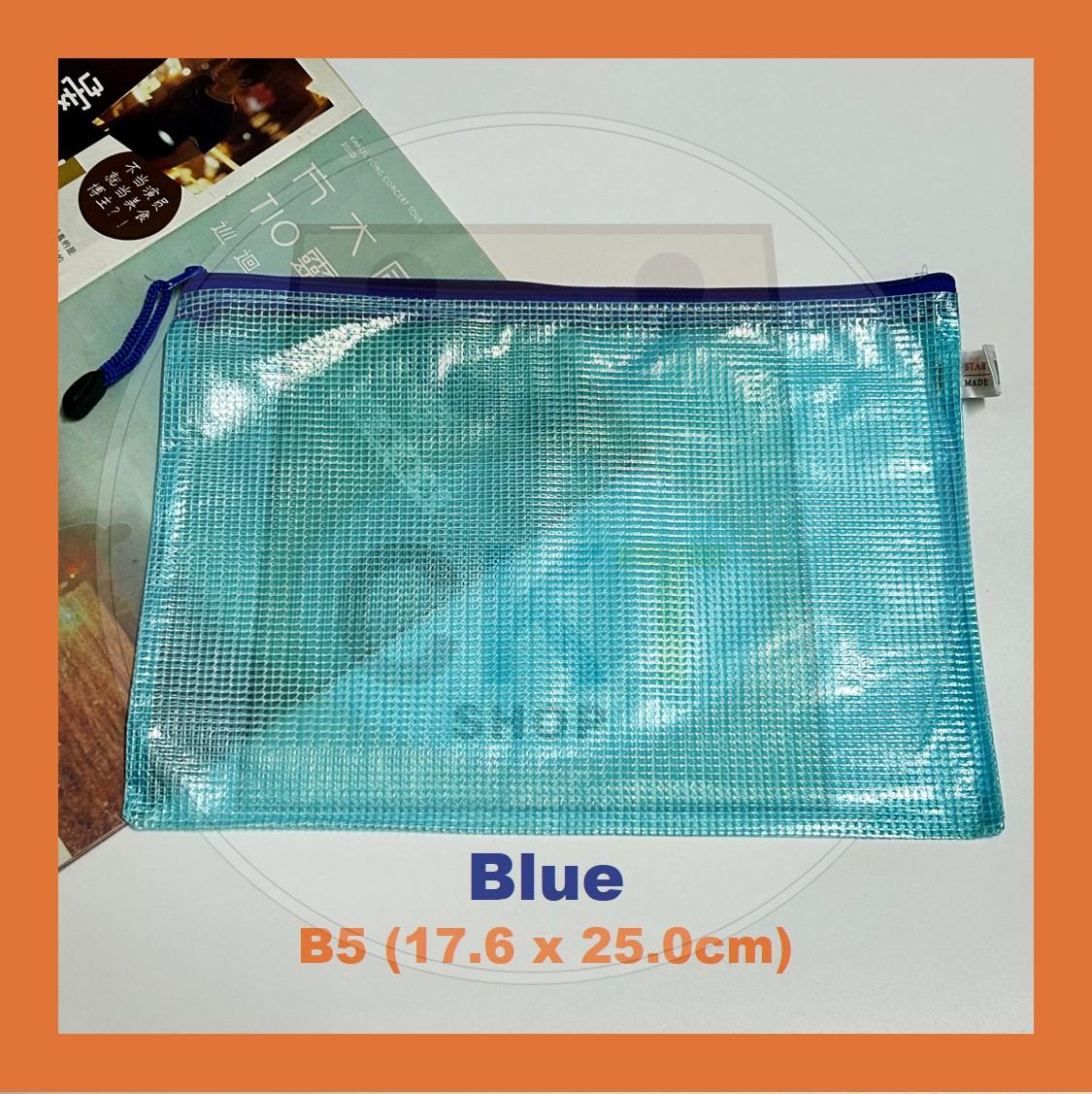Fail Zip Berwarna A6 B5 Fail Berzip Zipper File Pouch Stationery Office School Pelajar Pejabat Murah Berguna