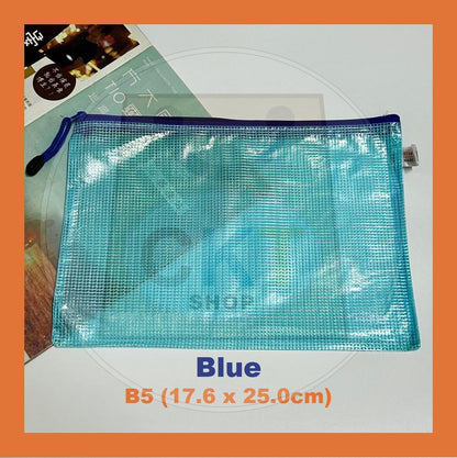 Fail Zip Berwarna A6 B5 Fail Berzip Zipper File Pouch Stationery Office School Pelajar Pejabat Murah Berguna