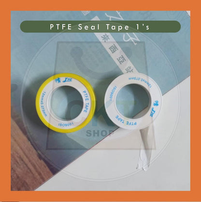 JTC PTFE White Seal Tape Water Plumbing Hose Seal Anti Leakage Thread Seal Tape For Pipe Leakage Tape Paip Kuning (12mm)