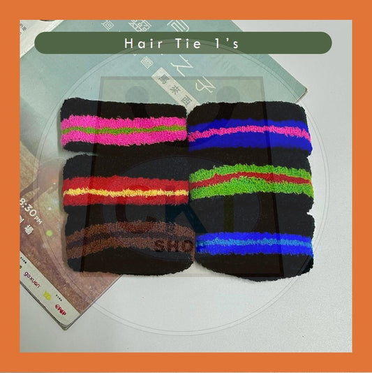 Getah Ikat Rambut Warna-Warni Fashion Harian Stok Sedia / Hair Rubber Band Elastic Tali Rambut 1PC