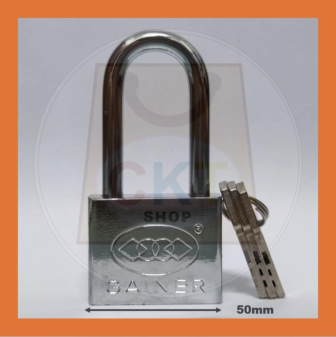 [READY STOCK] Gainer Security Padlock / Silver Lock / Mangga Kunci /  30mm 40mm 50mm 60mm 70mm