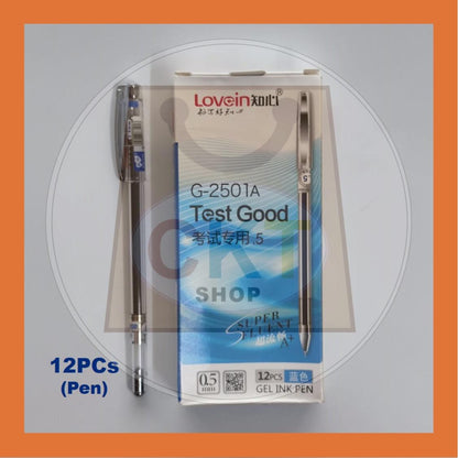 ZhiXin Test Good Gel Pen G-2501 0.5mm & Gel Ink Pen Refill