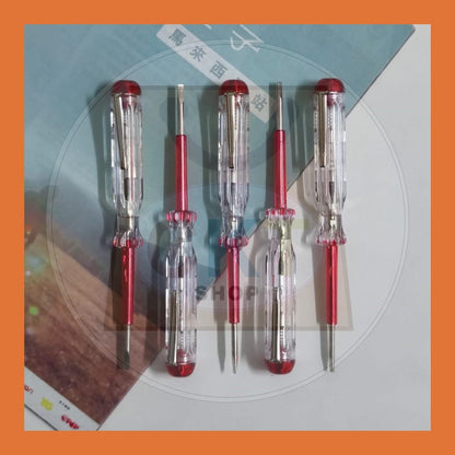 Professional Test Pen Pen Ujian Elektrik High Quality TEST light dan screw tak senang patah Flathead