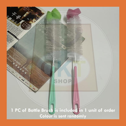 Bottle Brush Cleaning Tools Berus Botol Cawan Nylon Brush Long Handle Cup Brush Baby Bottle Brush Kitchen
