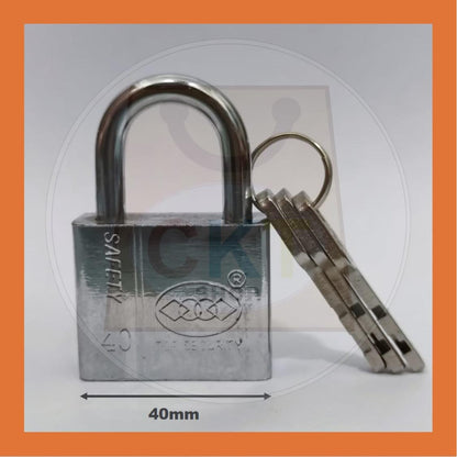 [READY STOCK] Gainer Security Padlock / Silver Lock / Mangga Kunci /  30mm 40mm 50mm 60mm 70mm