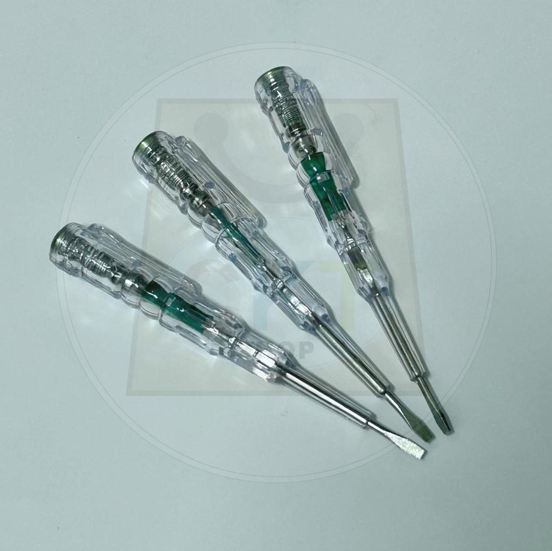 Induction Electric Test Pen Power Circuit Tester Flat Screwdriver Voltage Pen Electric Screwdriver