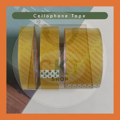 Opp Small Stationery Tape Cellulose 18mm 24mm 24mm (1'pc)Tape Dispenser Cellophane Clear Transparent