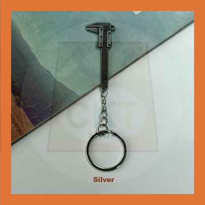 Portable Mini Vernier Caliper Keychain Style Simulation Model Ruler Vernier Caliper
