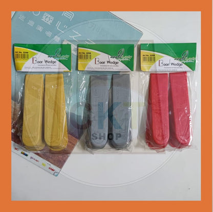 [READY STOCK] Door Wedge Stopper Shaped Floor Buffer Doorstop Keep Door Open Door Slam Getah Pintu Bilik Penyekat Pintu