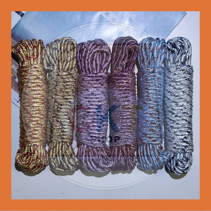 Tent Rope 10m Tali Khemah Multi-functional Nylon Anti-slip Wind-proof Clothesline 10 meter Outdoor Sun Drying Rope